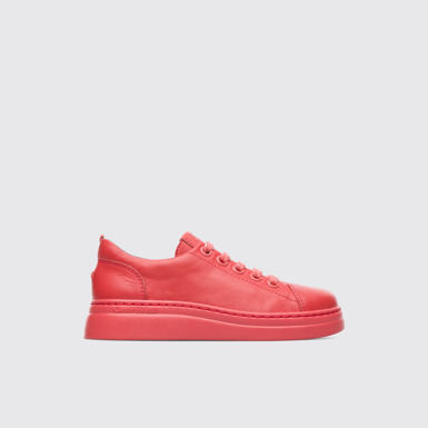 Side view of Runner Up Pink Sneakers for Kids