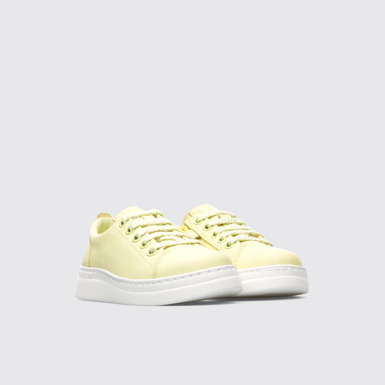 Front view of Runner Up Yellow Sneakers for Kids