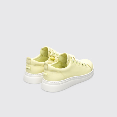 Back view of Runner Up Yellow Sneakers for Kids