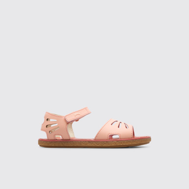 Side view of Miko Pink sandal for girls