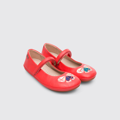 Front view of Twins Pink Ballerinas for Kids