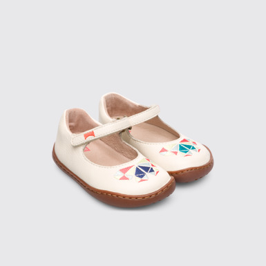 Front view of Twins Beige Velcro for Kids