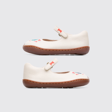 Side view of Twins Beige Velcro for Kids