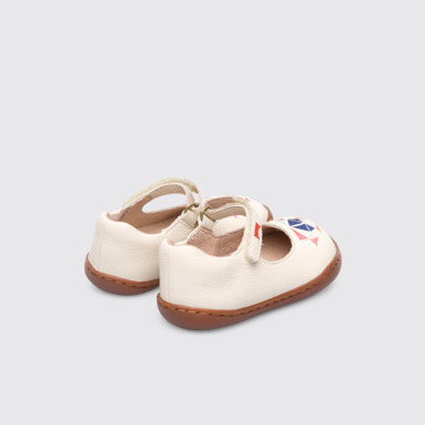 Back view of Twins Beige Velcro for Kids