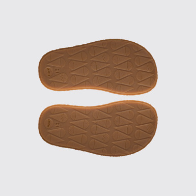 The sole of Twins Pink Sandals for Kids