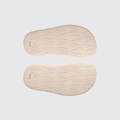 The sole of Twins Yellow Sandals for Kids