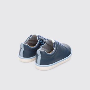 Back view of Pursuit Blue Sneakers for Kids