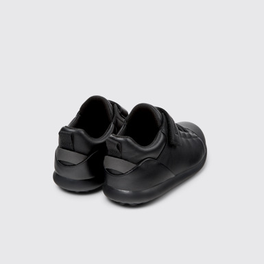 Back view of Pelotas Multicolor Leather and Textile Shoes for Kids.