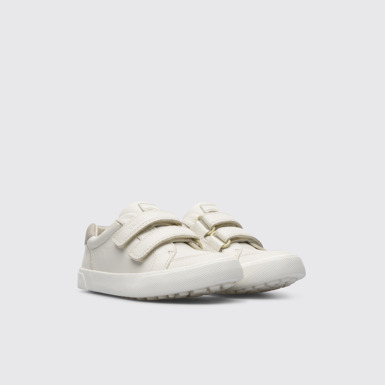 Front view of Pursuit White sneaker for kids