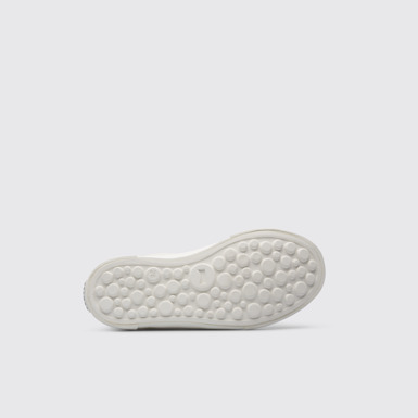 The sole of Pursuit White sneaker for kids