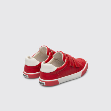 Back view of Pursuit Red sneaker for kids