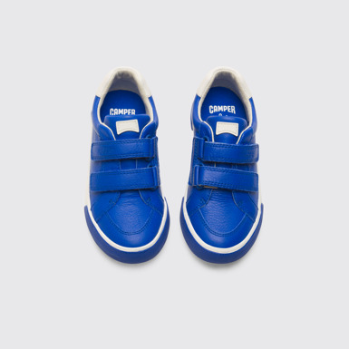 Overhead view of Pursuit Blue sneaker for kids