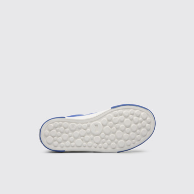 The sole of Pursuit Blue sneaker for kids