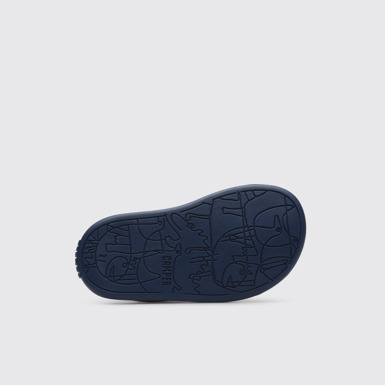 The sole of Bicho Blue sandal for kids