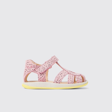 Bicho Sandalias rosas de nobuk para niños
