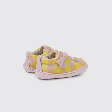 Peu Zapatos rosa y amarillo para niños