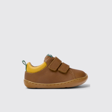Side view of Peu Brown leather shoes