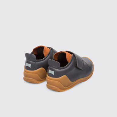 Back view of Twins Dark grey TWINS sneaker for boys