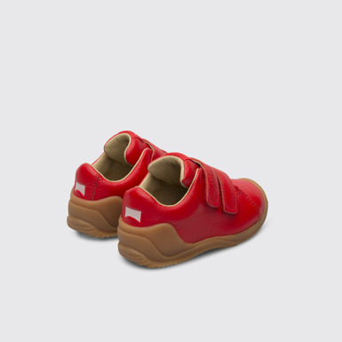 Back view of Dadda Red sneaker for kids