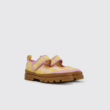 Brutus Merceditas en rosa y amarillo para niños