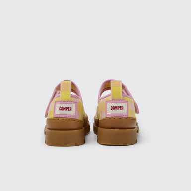 Brutus Merceditas en rosa y amarillo para niños