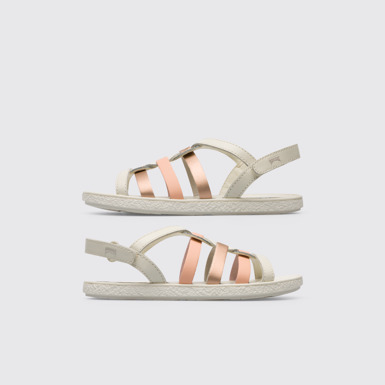 Side view of Twins Multicoloured TWINS sandal for girls