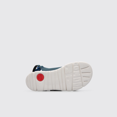 The sole of Oruga Blue sandal for kids