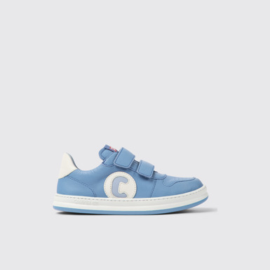 Runner Blauer Kindersneaker aus Leder