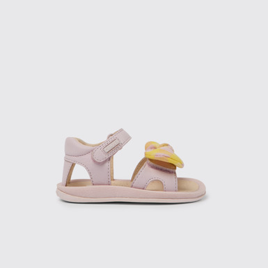 Bicho Sandalias en rosa y amarillo para niños