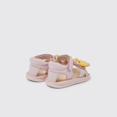 Bicho Sandalias en rosa y amarillo para niños