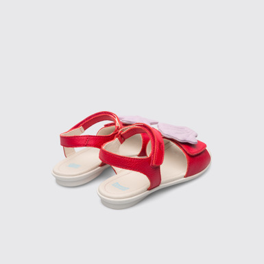 Back view of Twins Red TWINS sandal for girls