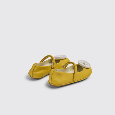 Twins Chaussures en cuir jaune