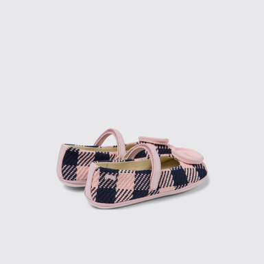 Back view of Twins Pink and blue ballerinas for girls