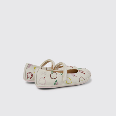 Twins Witte leren meisjesballerina's