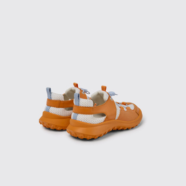 CRCLR Sneakers en blanco y naranja para niños