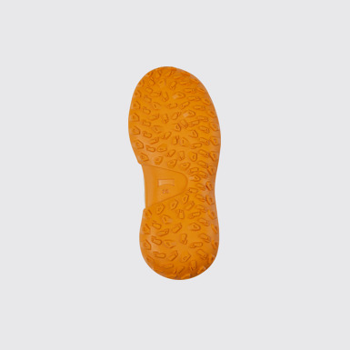 The sole of CRCLR White and orange sneakers for kids