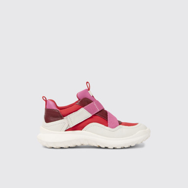 CRCLR Tenis de piel y tejido multicolor