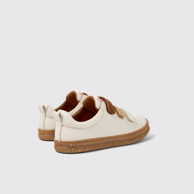 Back view of Twins Multicolor Leather Sneakers for Kids.