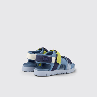 Twins Sandalias azules de tejido para niños