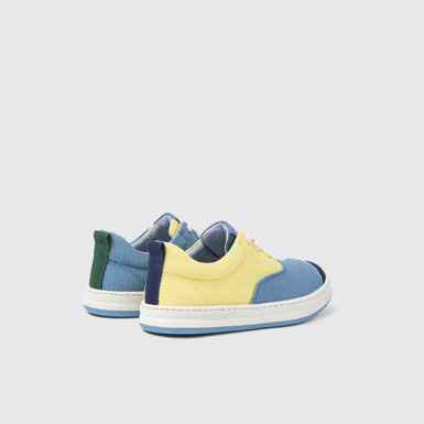 Back view of Twins Multicolored textile sneakers for kids