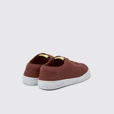 Back view of Peu Touring Red Textile Slip-on