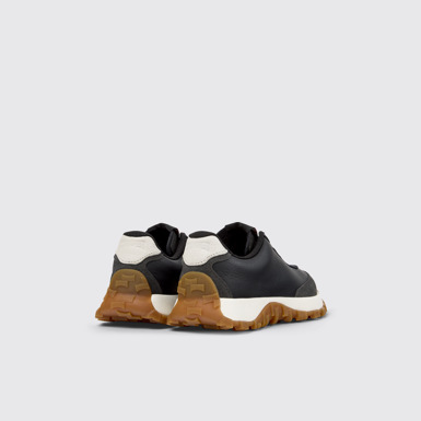 Back view of Drift Trail Multicolor Leather and Nubuck Sneakers for Kids.