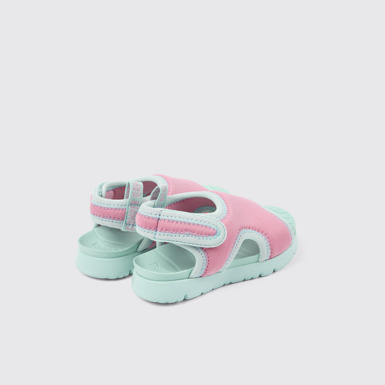 Back view of Oruga Pink Textile Sandal