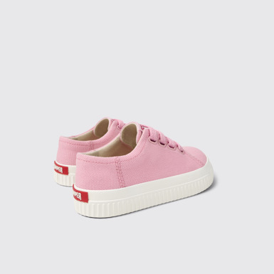 Back view of Peu Roda Pink Textile Sneaker