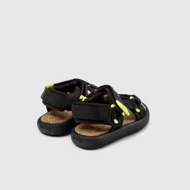 Back view of Pelotas Flota Multicolor Recycled PET Sandals for Kids.