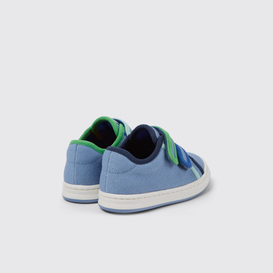 Back view of Twins Blue Textile Sneaker