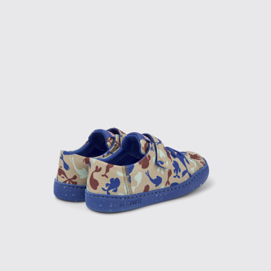 Back view of Peu Touring Multicolored Textile Slip-on