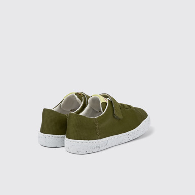 Back view of Peu Touring Green Textile Slip-on