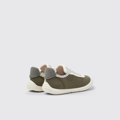 Back view of Twins Multicolor Recycled PET Kids' Sneaker.
