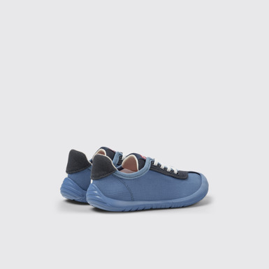 Back view of Twins Multicolor Recycled PET Sneakers for Kids.